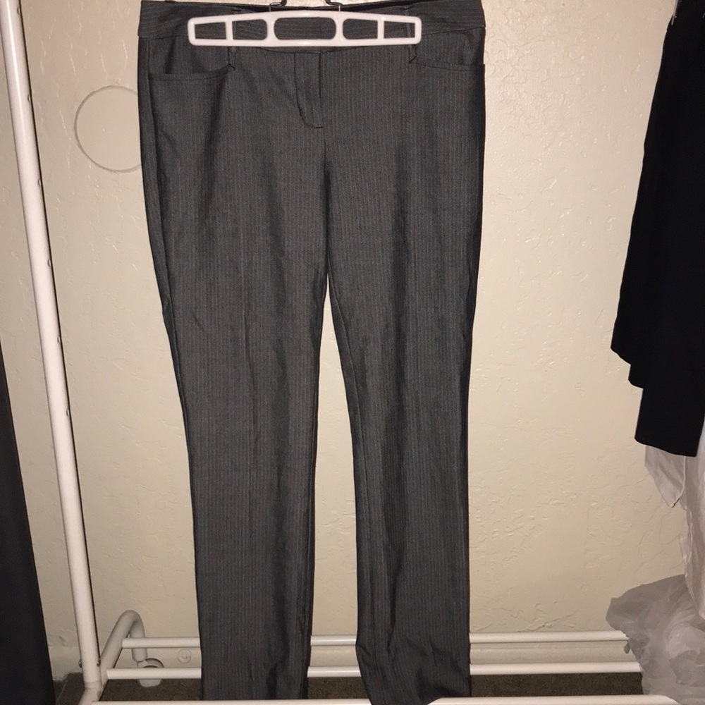 Grey striped Slacks